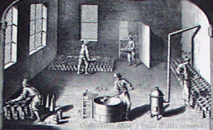 7 LITHOGRAPHIE ORIGINALE vers 1860 SUCRE SUCRERIE AUX COLONIES